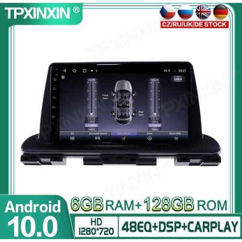 6+128G Android 10 For Kia Cerato 2018-2020 Car Multimedia Player GPS Navigation Head Unit Auto Radio Audio Stereo Tape Recorder