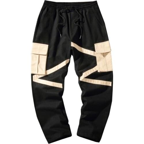 Streetwear Hip Hop Men Cargo Pants Big Pocket Mens Harem Pants Casual Trousers Male Joggers Pants Novel Big Size Sweatpants 5XL