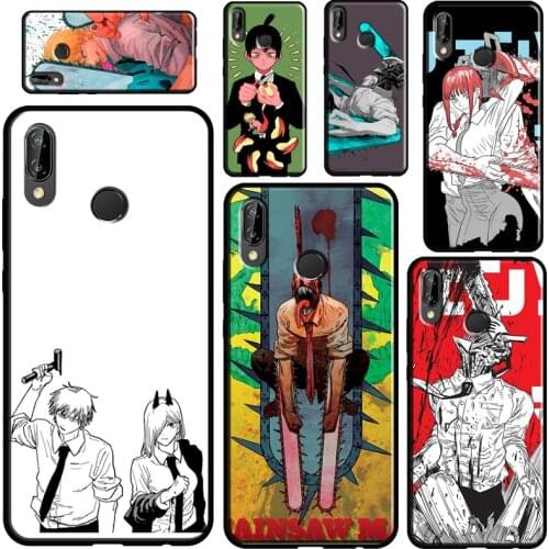 Chainsaw Man Anime For Huawei P40 Lite P20 P30 Pro Mate 20 P Smart Z 2019 Nova 5T Case For Honor 8A 8X 9X 10i