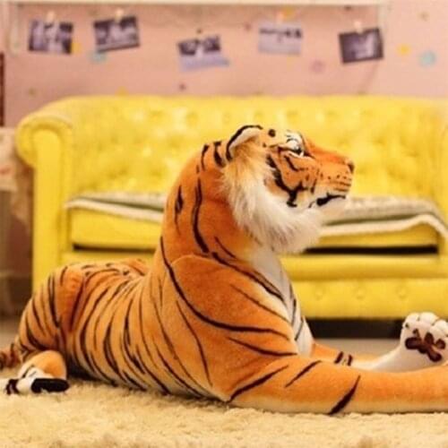 CHILDREN PLUSH ARTIFICIAL SIMULATION Tiger fur FABRIC DOLL TOYS doudous