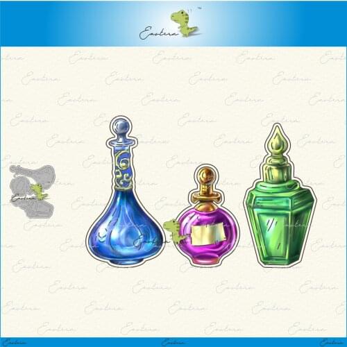 Halloween Medicine bottle Cutting Dies new 2020 Metal mould dies Scrapbooking Paper Making Craft die Matching color paper dies