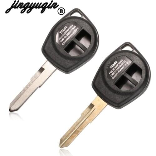 Jingyuqin 10pcs/lot 2 Button Modified Flip Folding Car Uncut Remote Key Case Shell For Suzuki SX4 Swift Grand Vitara Key