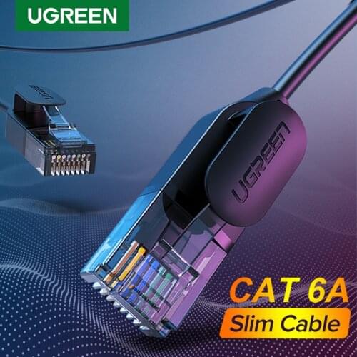 Ugreen Ethernet Cable Cat 6 A 10Gbps Network Cable 4 Twisted Pair Patch Cord Internet UTP Cat6 a Lan Cable Ethernet RJ45