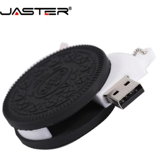 JASTER Cartoon Oreo Biscuits model usb2.0 4GB 8GB 16GB 32GB 64GB pen drive USB Flash Drive creative gifty Stick Pendrive