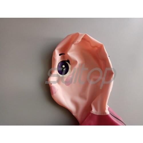 Suitop latex Hoods for Anime