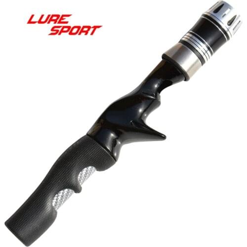 LureSport PVC finger shape Grip Carbon Tube ACS Reel Seat Aluminum Cap Kit Rod Building components Pole Repair DIY Accessories