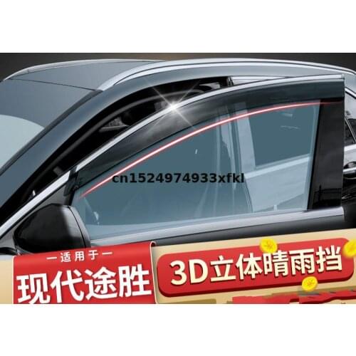 Suitable For Hyundai Tucson 2008-2020 decorative car window rain cover and rain eyebrow models car accessories Car styling