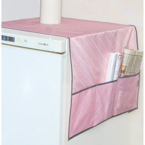 Practical Refrigerator dust Storage Hanging bag Refrigerator Dust Cover Fridge Cover Towel Pouch Organize Storage Bag