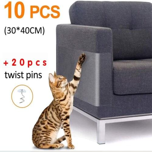 Transparent Cat Scratching Guard Multipurpose Furniture Protectors Durable Anti-Scratching Pad Easy Installation CLH@8