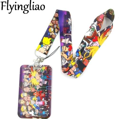 Funny Cartoon Characters Neck Strap Lanyard for keys lanyard card ID Holder Jewelry Decorations Key Chain for Accessories Gifts