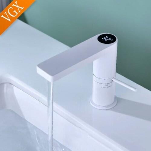 VGX White Bath Mixers