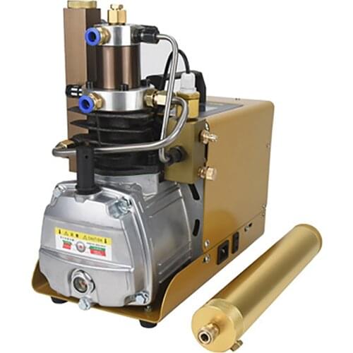 220V High Pressure Air Compressor 30MPA Diving Breathing Pump 300 Bar Electric 4500 Psi Smart Water-cooled Submersible Cylinder