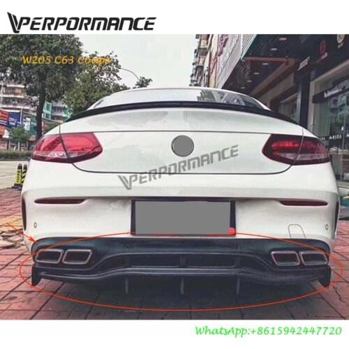 W205 C200 C63 Coupe carbon rear diffuser W205 rear diffuser for C200 C63 carbon fiber 2014