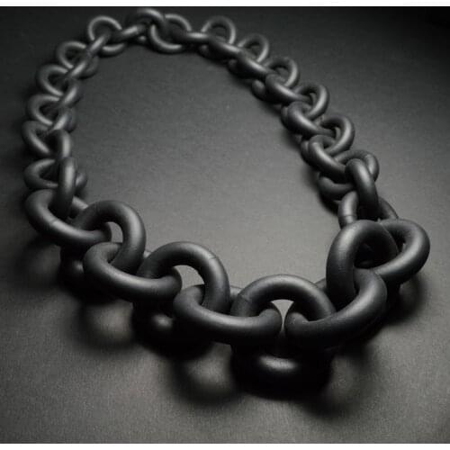 YD&YDBZ New Handmade Rubber Necklace For Women Fashion Jewelry Clothing Accessories Punk Pendant Necklace Party Gift Jewellery