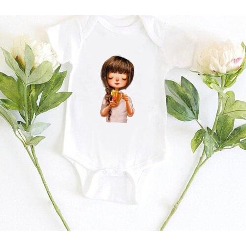 Pregnancy Announcement 0-3 Month Newborn Clothes Aesthetic Girl Print Baby Girls Bodysuit Pyjama Bebe Quieres Ser Mi Padrino