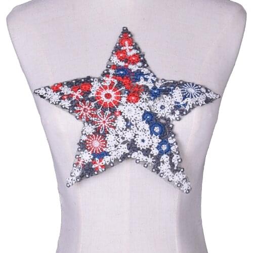 1Pc Embroidery Heart Sew On Patches Badges For Dress Bag Jeans Hat T Shirt DIY Appliques Craft Decoration