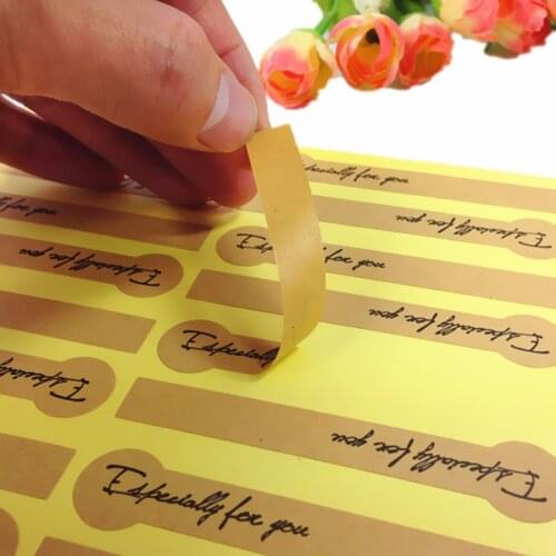 2000pcs/lot Lollipop Especially for you Kraft Handmade Stickers Wedding Decor Party Supplies Cards Box Package Label Sealing