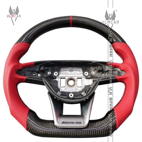Private custom carbon fiber steering wheel for C-class W205 / CLA W117/GLA /CLA C63