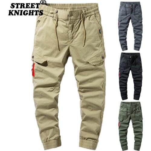 Hot 2021 New Spring Cargo Pants Men outdoor Jogger Overalls Autumn Tactical Military Pants Casual Sweatpant Men Cotton Trousers