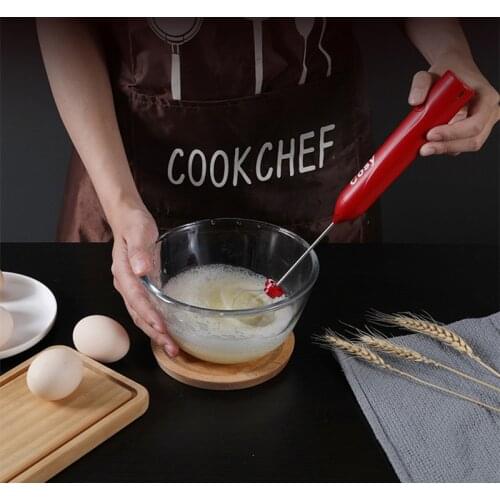 Household 304 Stainless Steel Mini Electric Mixing Whisk , Kitchen Baking and Sending Hand-held Automatic Whisk