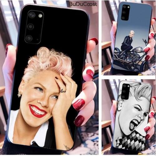 Reall P!nk Pink Hurts 2b Human Phone Case for Samsung Galaxy S10 Plus S10E S6 S7 edge S8 S9 Plus S10lite S20 Plus S20 Ultra