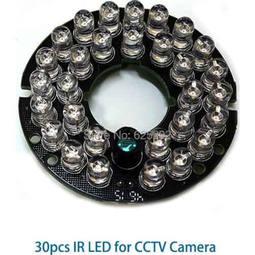 Economical 30pcs IR leds for cctv camera with long distance