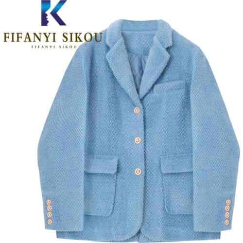 Женские шерстяные пиджаки FIFANYI SIKOU China At AliExpress