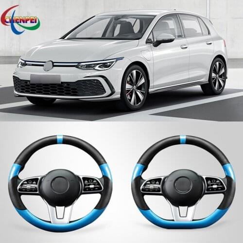 Four Seasons Universal Car Steering Wheel Cover For Volkswagen Series Tiguan Golf POLO Touareg Jetta Car Accessories