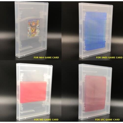 Multi-function game box for N64 SNES Protector Box games CD DVD case cover for Playstation Sega Genesis MD