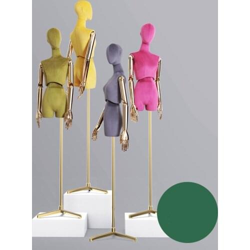 New Style Female Dressmaking Mannequin With Golden Hand Female Model Customized