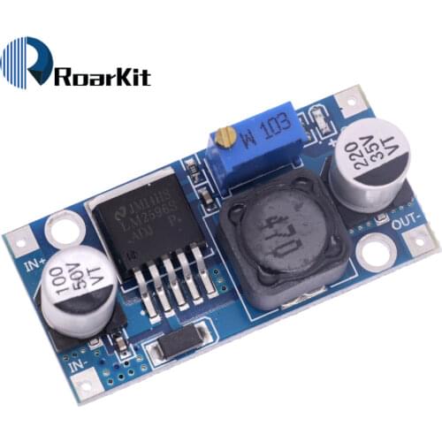 Free shipping! 100% New and original Ultra-small LM2596 power supply module DC-DC BUCK 3A adjustable step-down module