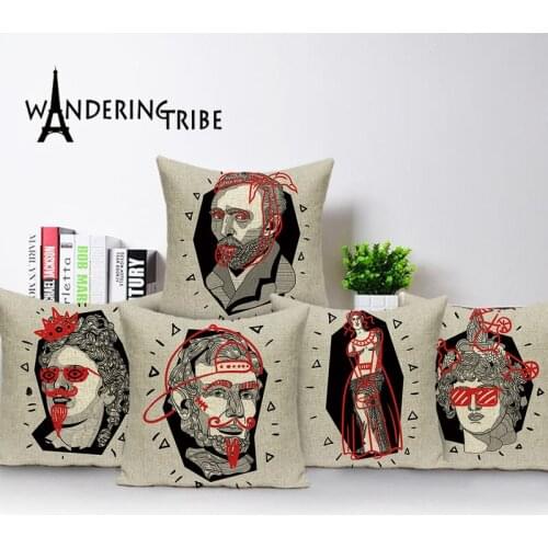 Nordic Cushion Covers Abstract Cushion Decor Sofa Bed Cushions for Living Room Custom Throw Pillow for Couch Home Decoration