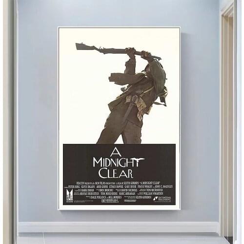 V0737 A Midnight Clear Vintage Classic Movie Wall Silk Cloth HD Poster Art Home Decoration Gift