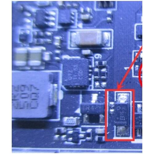 10PCS-50PCS For surface Pro3 pro4 Battery Power Diode B4 Motherboard Fix Part Component