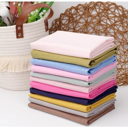 100% Cotton Fabric Solid Printed Fabric For Sewing Fabric By The Yard Dress Making Handmade Mask DIY Craft Supplies 45*150cm 1pc