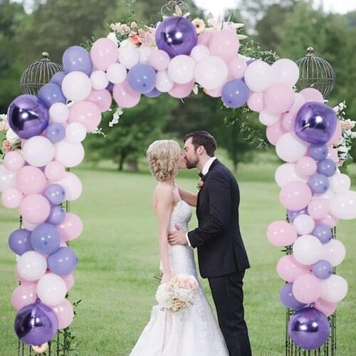 130Pc purple pink blue DIY Garland Kit & Balloon Arch Party Supplies Decorations for Bridal & Baby Shower Birthday Wedding Party