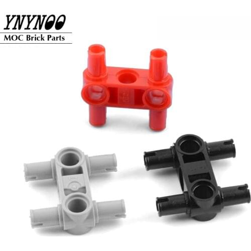 20Pcs/lot High-Tech Pins Connector Hub Perpendicular 3L MOC Building Block Brick Parts 48989 DIY Educational Technical Spare Toy