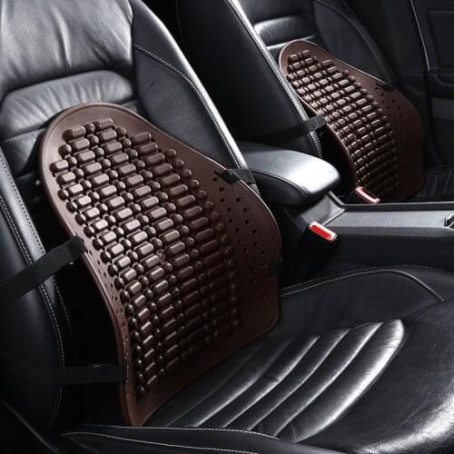 Universal Car Back Support Chair Massage Lumbar Support Waist Cushion Mesh Ventilate Cushion Pad For Car Office Home