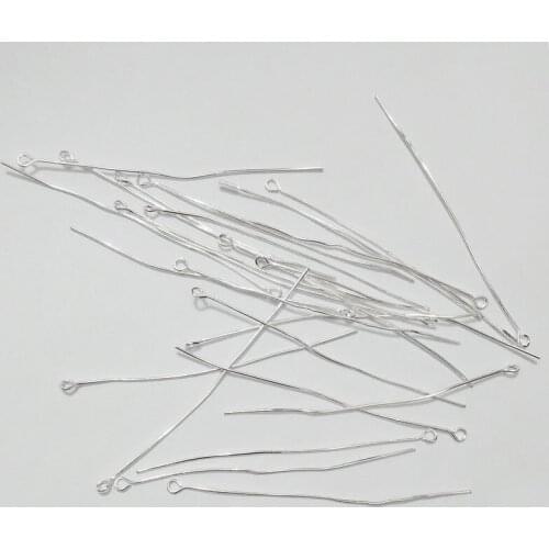 70MM eye pin head pin beads making needles hook Crafts earring bracelets necklace making Components Jewelry Findings materials
