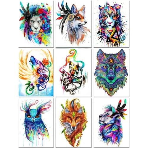 Muxun Animal Diamond Embroidery 5D Diy Diamond Painting Christmas Tiger And Giraffe Cross Stitch Full Rhinestone Mosaic H013