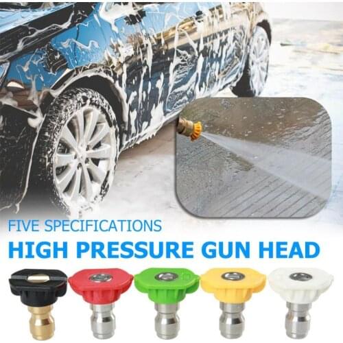 Quick Connector Car Washing Nozzles Metal Jet Lance Nozzle High Pressure Washer Spray Nozzle 5pcs/Set 1/4" Portable Washing