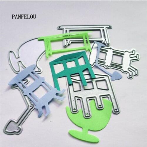 PANFELOU Household goods cuts dies cutting Scrapbooking DIY paper die metal craft Halloween Easter wedding cards