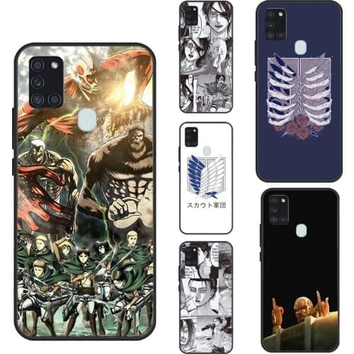 Attack on Titan Case For Samsung A12 A52 A51 A71 A31 A11 A10 A20 A30 S A40 A50 A70 A21S A20e A72 A42 A32