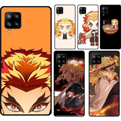 Kyojuro Rengoku Kimetsu no Yaiba Case For Samsung A71 A51 A21S A20e A70 A50 A40 A30 A20 A10 A12 A32 A42 A52 A72 A11 A31 A41