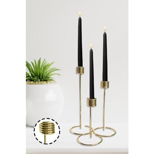 CLLL Decorative Metal Candlesticks