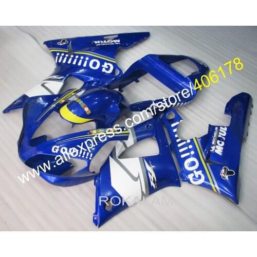 Cheap YZF1000 R1 00 01 ABS Kit For Yamaha YZF R1 2000 2001 Sport Bike Motorbike Fairings (Injection Molding)