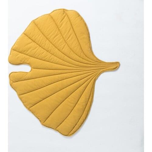 Leave Style Baby Throw Blanket Quilt Decorative Kids Play Crawling Carpet Outdoor Portable Picnic Mat