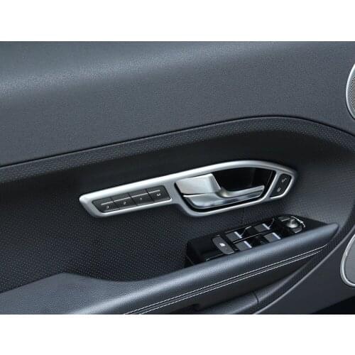 For Land Rover Range Rover Evoque 2016-2017 For Left Hand Drive With Memory Button Interior Door Handle Frame Cover Trim