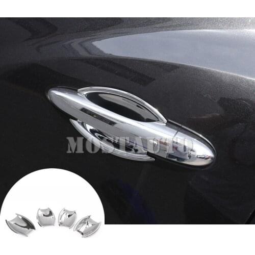 For Maserati Levante ABS Chrome Side Door Handle Bowl Trim Cover 2016-2020 4pcs Car Accessories Interior Car Decor Car Trim