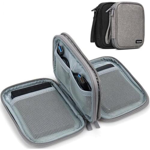 Travel Electronics Storage Cable Bag Portable Organizer Case For Mobile Phone Hard Drive Cords USB Cables Charger Organizer